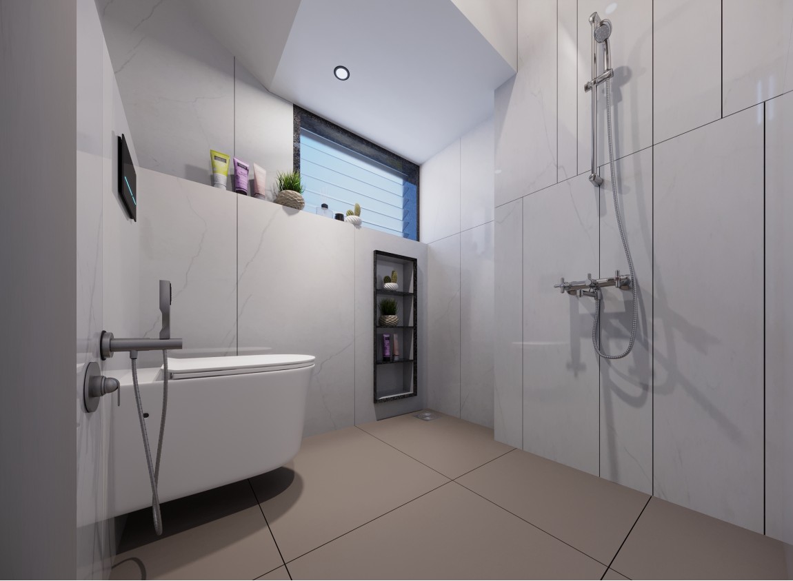 Compact Bathroom Design Concept